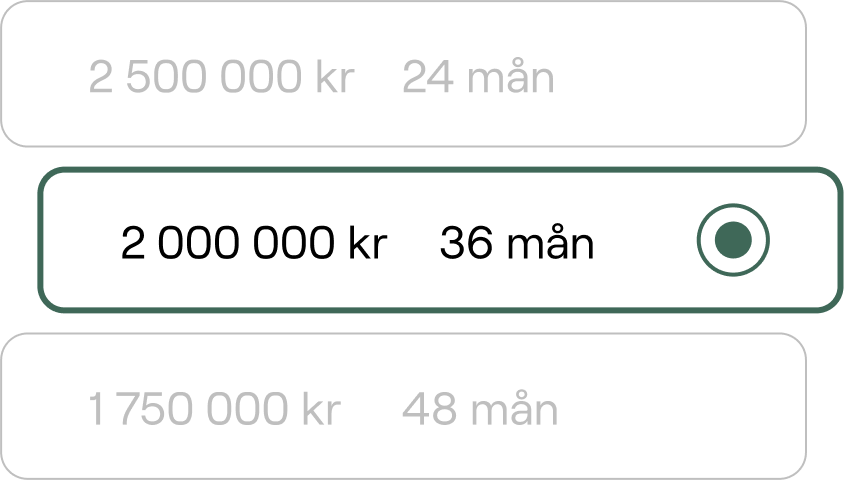 Du får lånet utbetalt